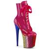 Pleaser - FLAMINGO1020HG Plateau Laarzen, Paaldans schoenen - Roze/Regenboog Product image